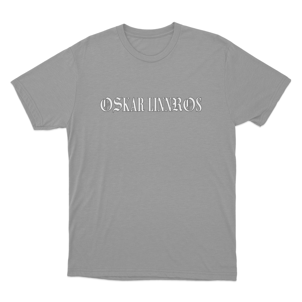 Oskar Linnros Logo Unisex T Shirt Grey Oskar Linnros Logo Unisex T Shirt Grey