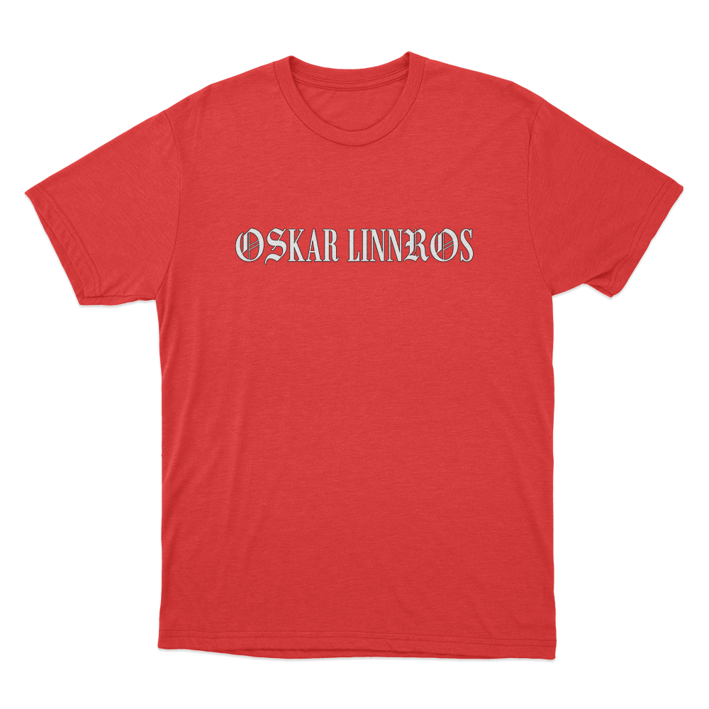 Oskar Linnros Logo Unisex T Shirt Red Oskar Linnros Logo Unisex T Shirt Red