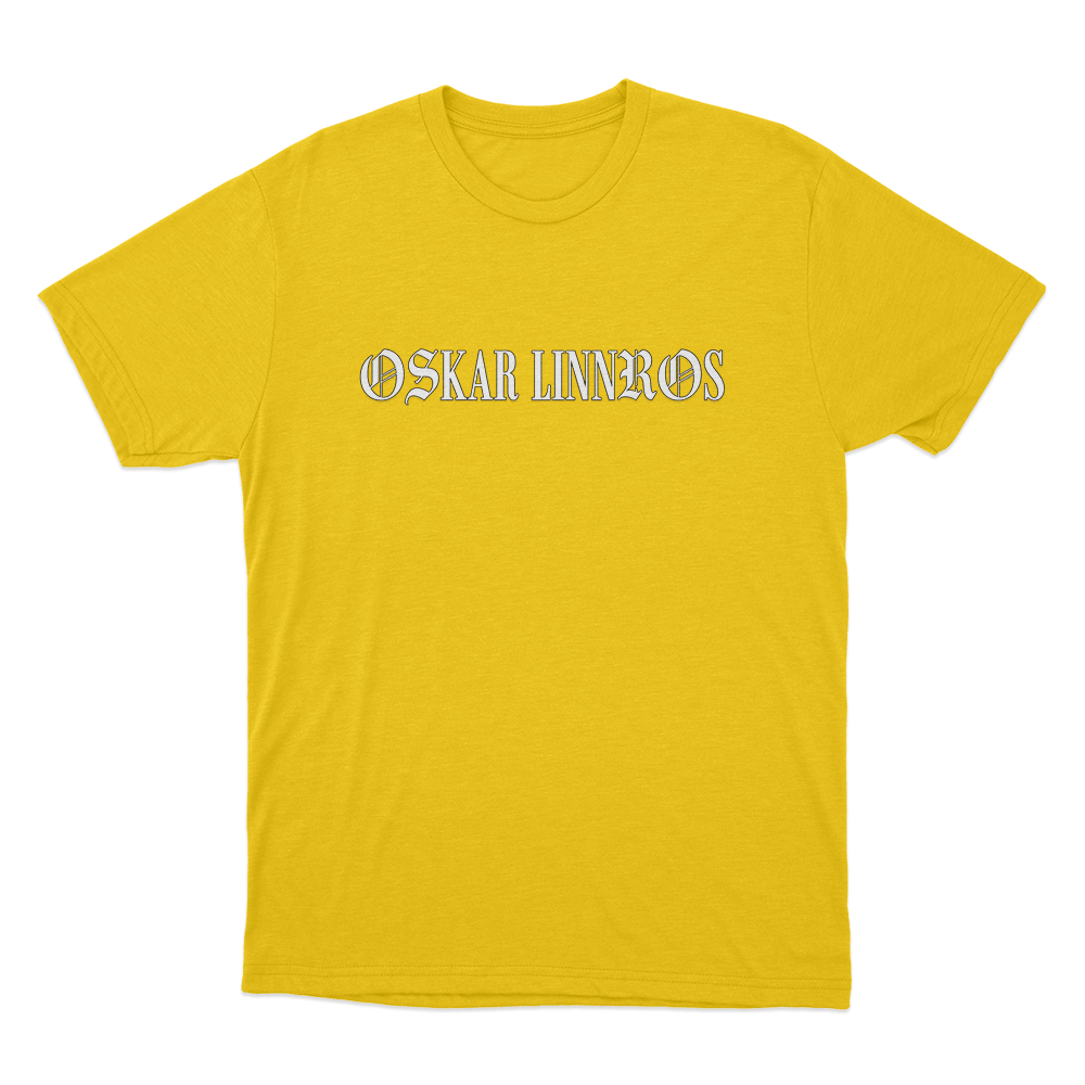Oskar Linnros Logo Unisex T Shirt Yellow Oskar Linnros Logo Unisex T Shirt Yellow