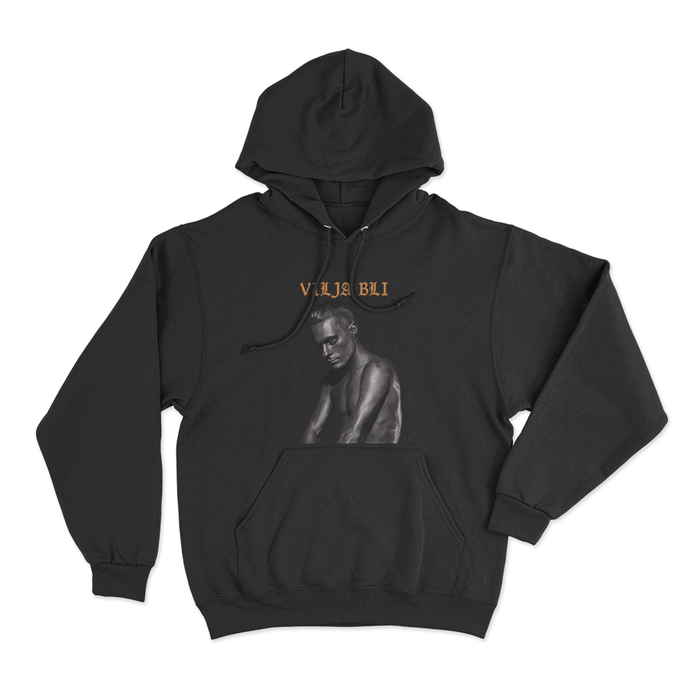 Oskar Linnros Vilja Bli Portrait Unisex Hoodie Black Oskar Linnros Vilja Bli Portrait Unisex Hoodie Black