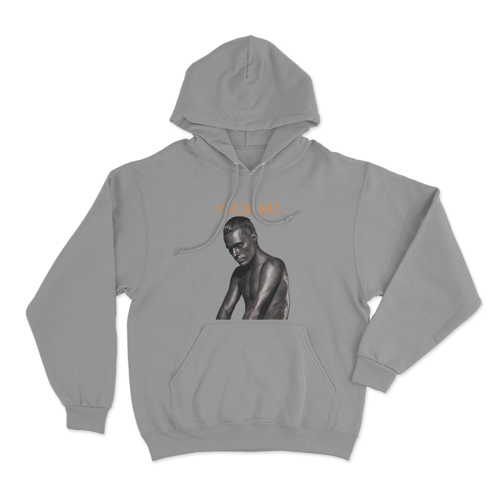 Oskar Linnros Vilja Bli Portrait Unisex Hoodie Grey Oskar Linnros Vilja Bli Portrait Unisex Hoodie Grey