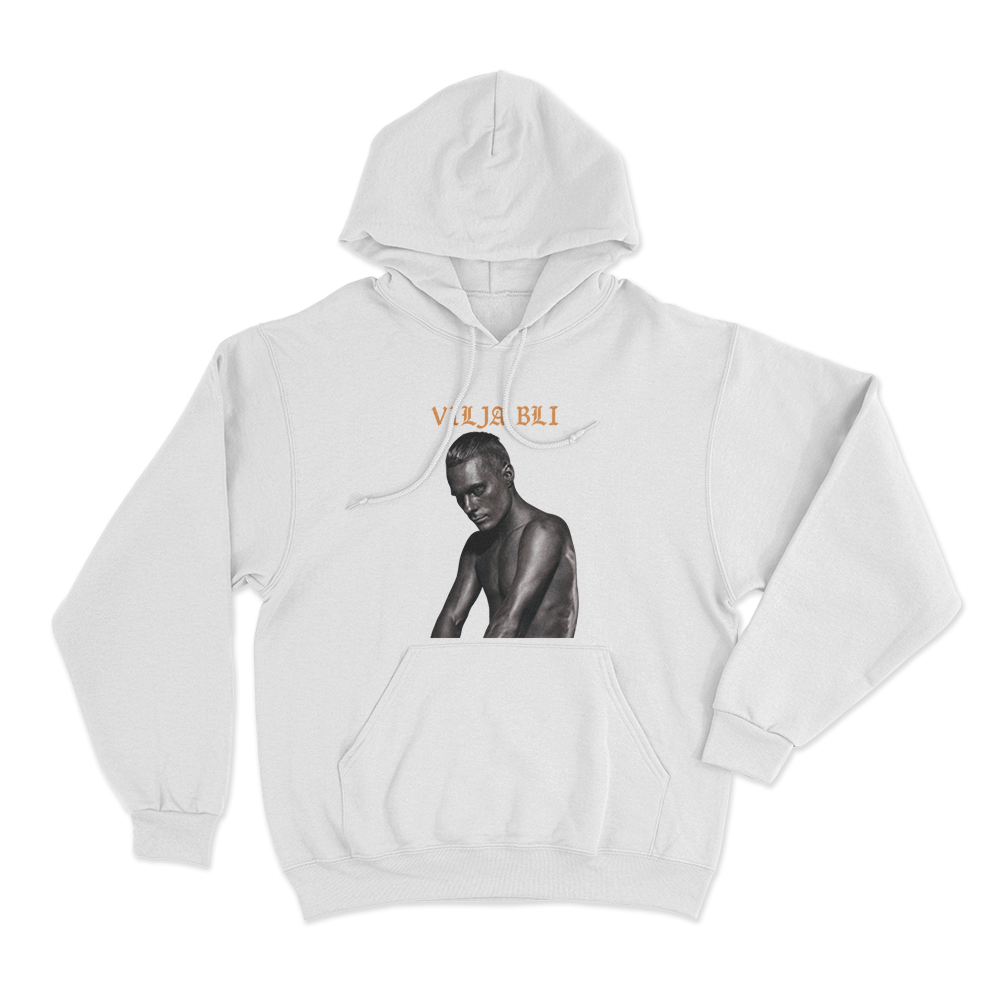 Oskar Linnros Vilja Bli Portrait Unisex Hoodie White Oskar Linnros Vilja Bli Portrait Unisex Hoodie White
