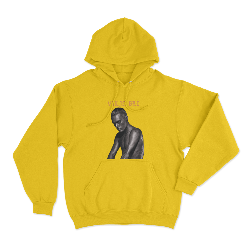 Oskar Linnros Vilja Bli Portrait Unisex Hoodie Yellow Oskar Linnros Vilja Bli Portrait Unisex Hoodie Yellow