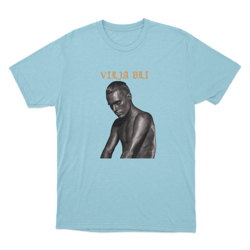 Oskar Linnros Vilja Bli Portrait Unisex T Shirt Sky Blue Oskar Linnros Vilja Bli Portrait Unisex T Shirt Sky Blue